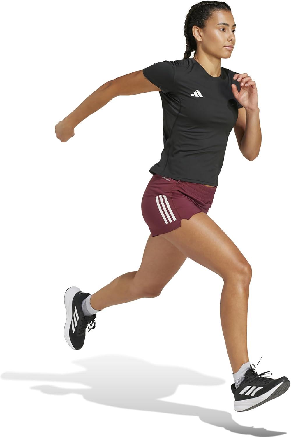 imageadidas Womens Own The Run ShortsShadow Red