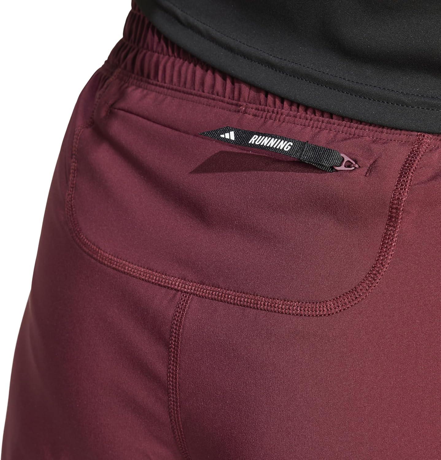 imageadidas Womens Own The Run ShortsShadow Red