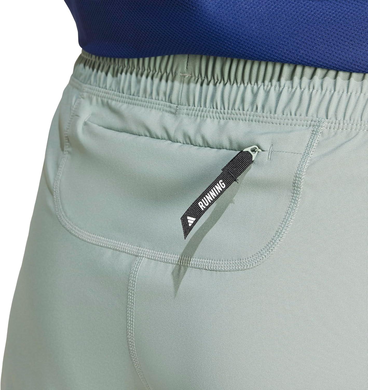 imageadidas Womens Own The Run ShortsSilver Green