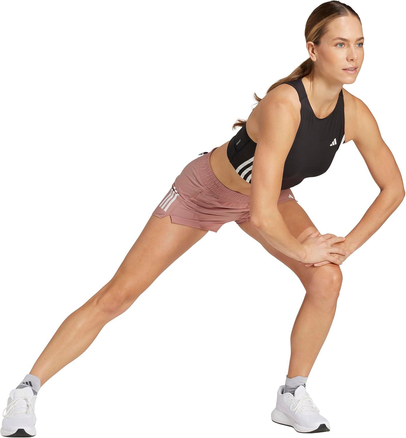 imageadidas Womens Own The Run ShortsWarm Clay