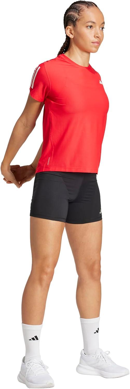 imageadidas Womens Own The Run TShirtPure Ruby