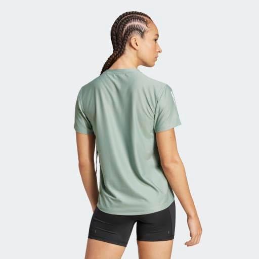 imageadidas Womens Own The Run TShirtSilver Green
