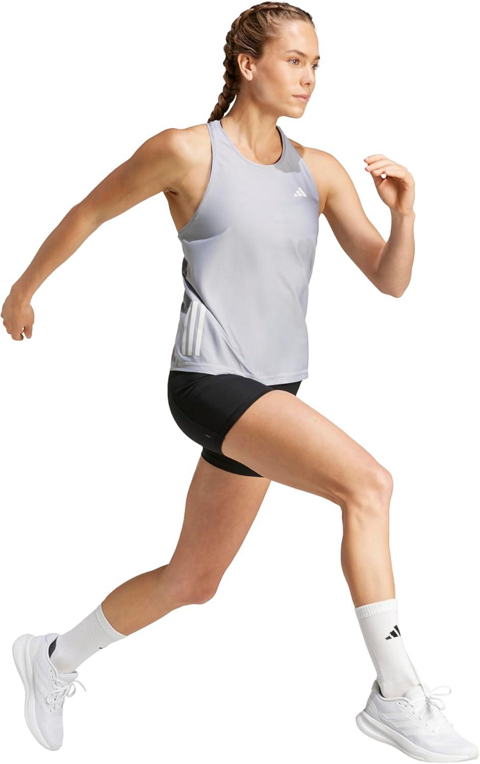 imageadidas Womens Plus Size Own The Run Tank TopHalo SilverHalo Silver
