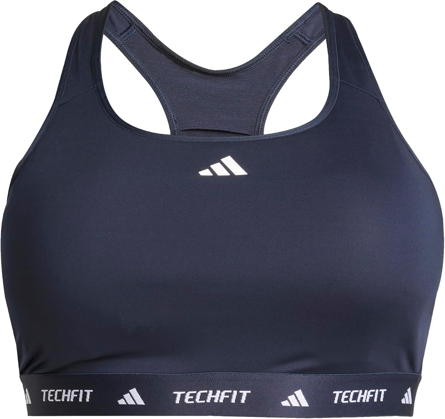 imageadidas Womens Plus Size Powerreact Techfit Training BraInk