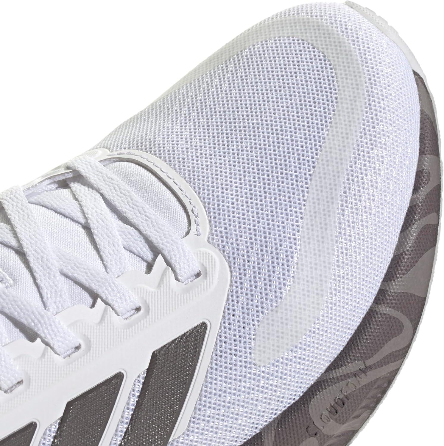 imageadidas Womens Run Falcon 5 SneakersWhiteGrey StrataCore Black