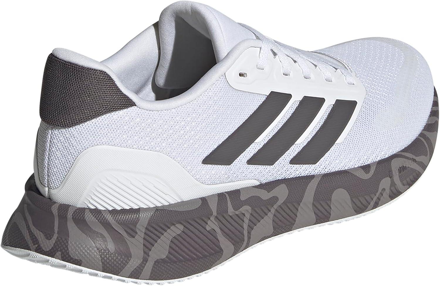imageadidas Womens Run Falcon 5 SneakersWhiteGrey StrataCore Black