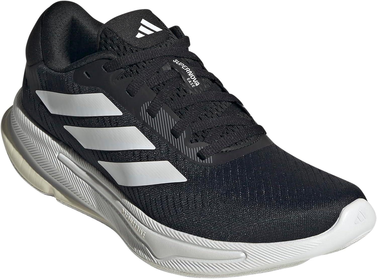 imageadidas Womens Supernova Ease Running SneakerBlackWhiteCharcoal