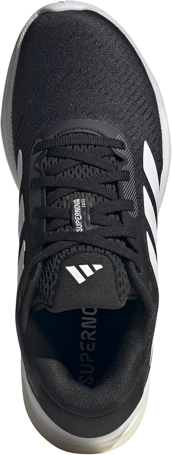 imageadidas Womens Supernova Ease Running SneakerBlackWhiteCharcoal