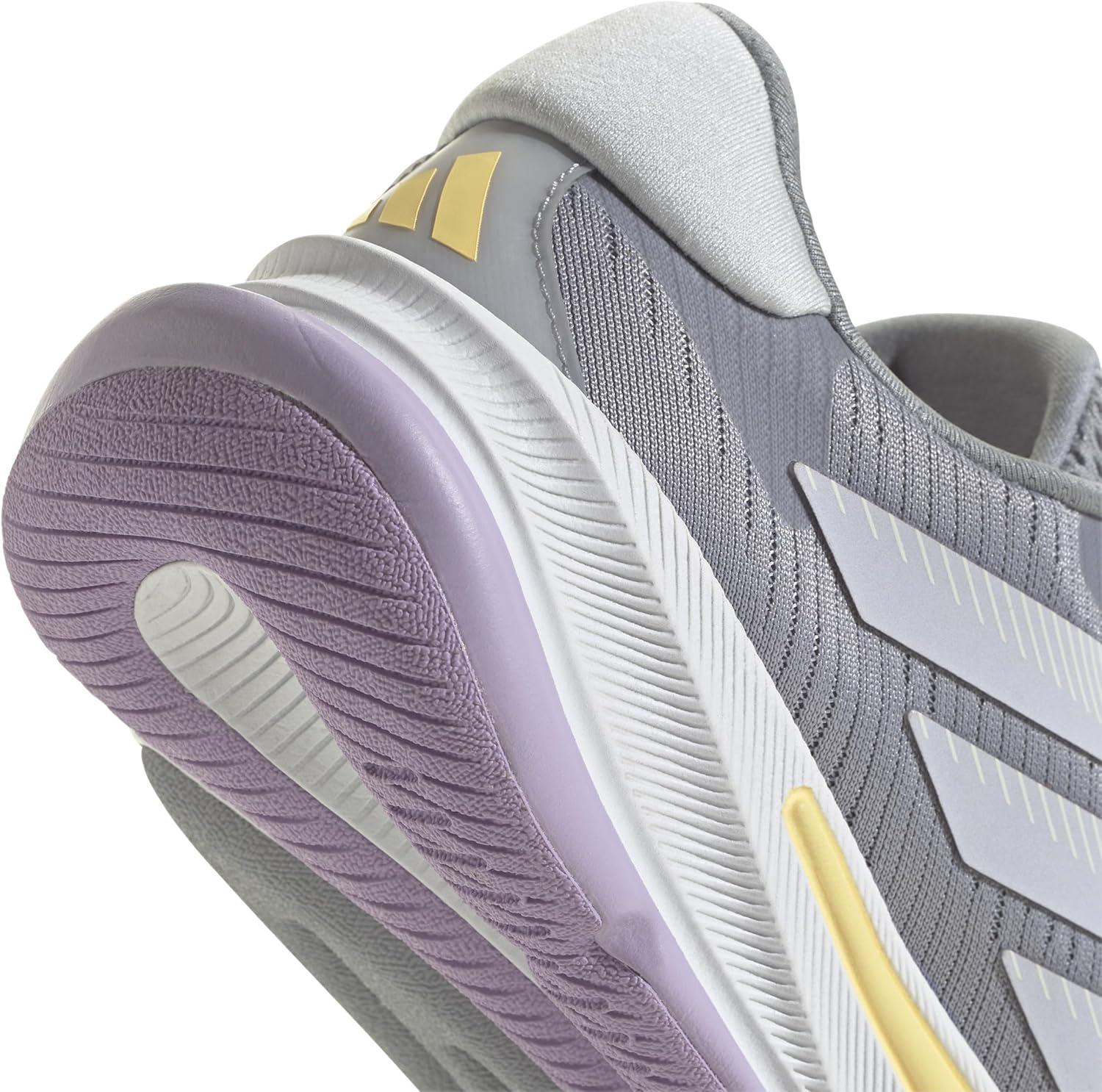 imageadidas Womens Supernova Ease Running SneakerHalo SilverDash GreyOrange Tint