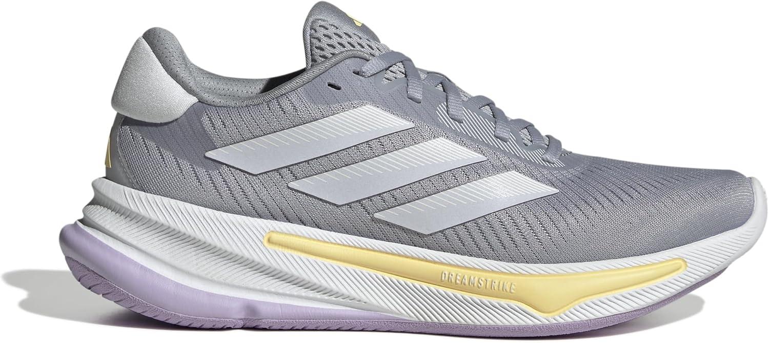 imageadidas Womens Supernova Ease Running SneakerHalo SilverDash GreyOrange Tint