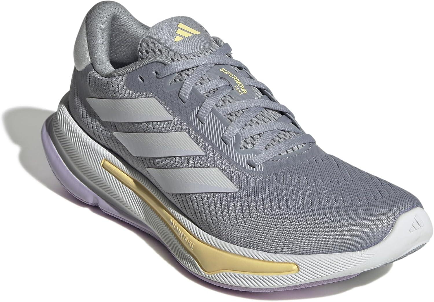 imageadidas Womens Supernova Ease Running SneakerHalo SilverDash GreyOrange Tint