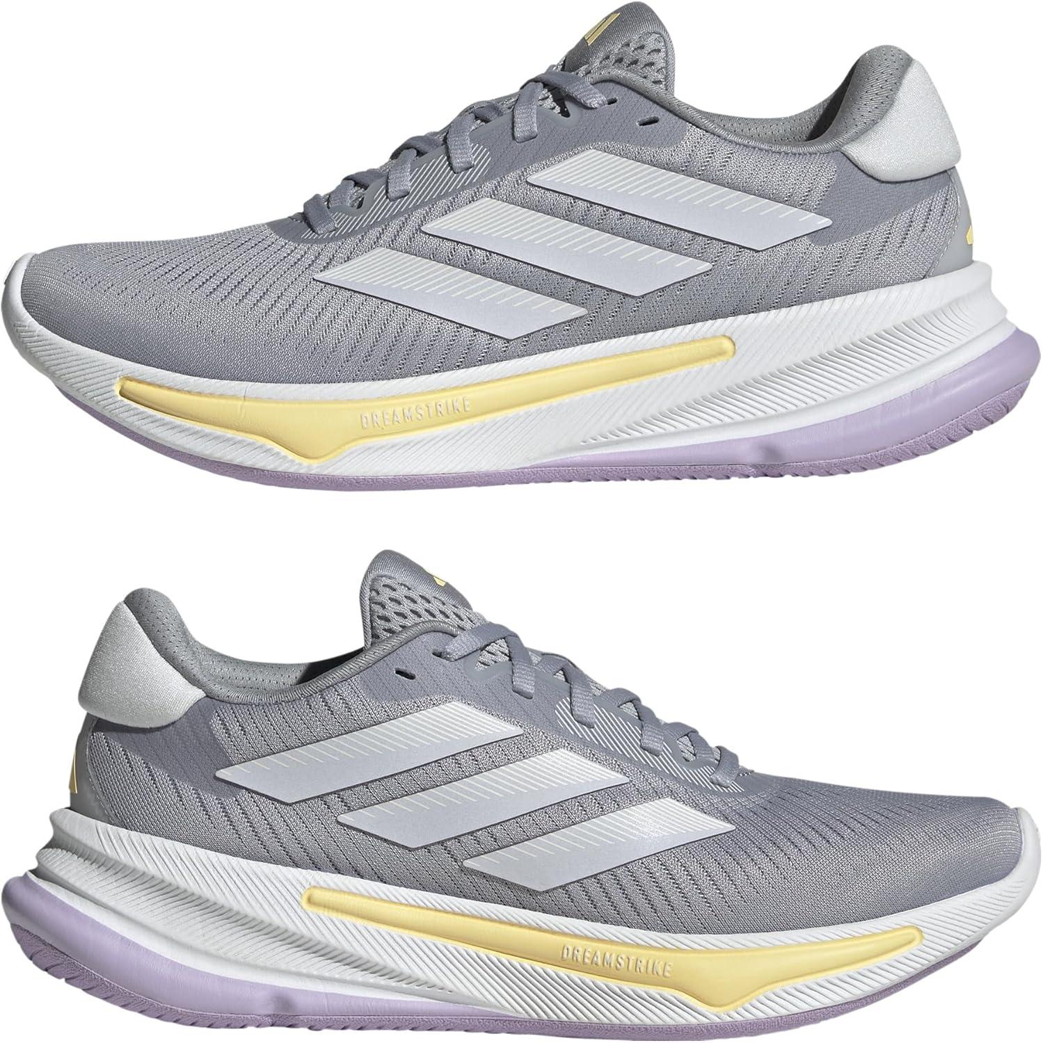 imageadidas Womens Supernova Ease Running SneakerHalo SilverDash GreyOrange Tint