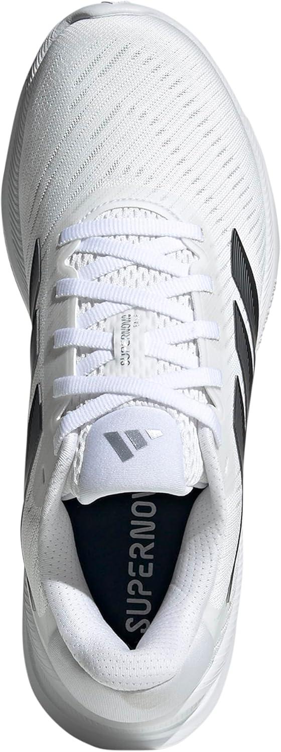 imageadidas Womens Supernova Ease Running SneakerWhiteDash GreySilver Metallic