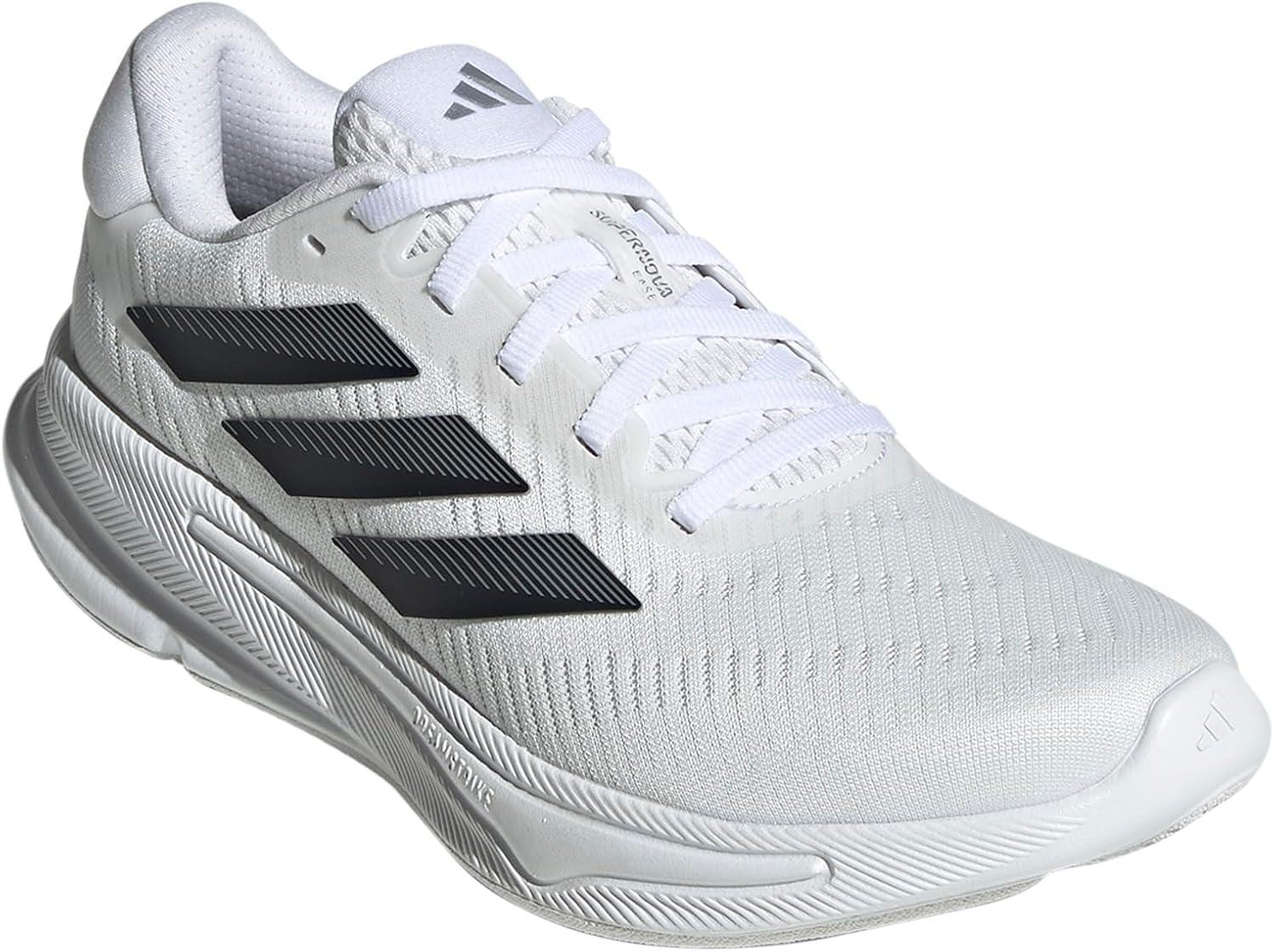 imageadidas Womens Supernova Ease Running SneakerWhiteDash GreySilver Metallic