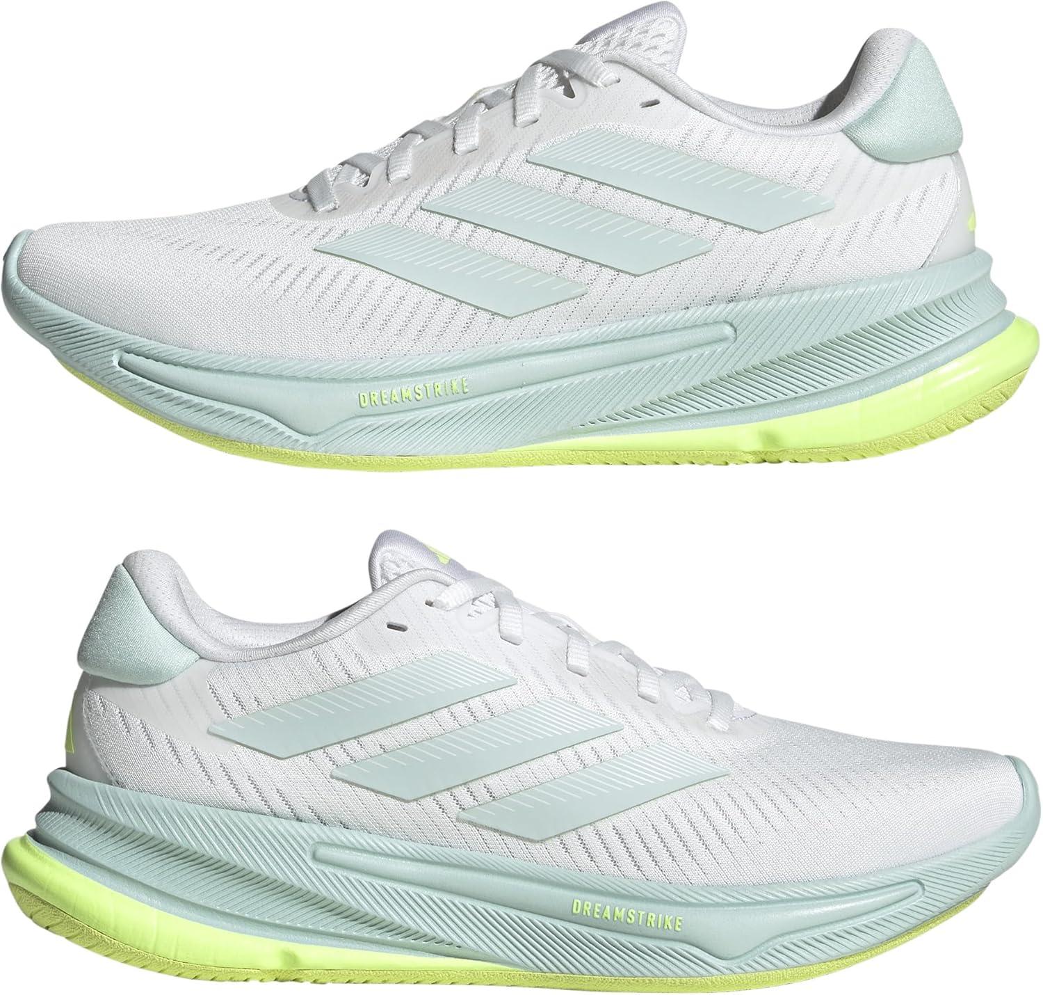 imageadidas Womens Supernova Ease Running SneakerWhiteHalo MintYellow