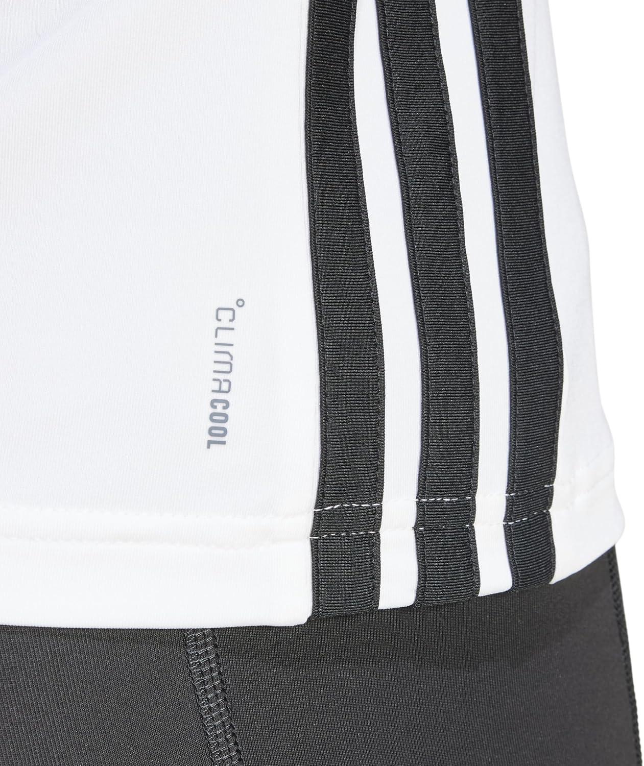 imageadidas Womens Train Essentials 3Stripes Long Sleeve TShirtWhiteBlack