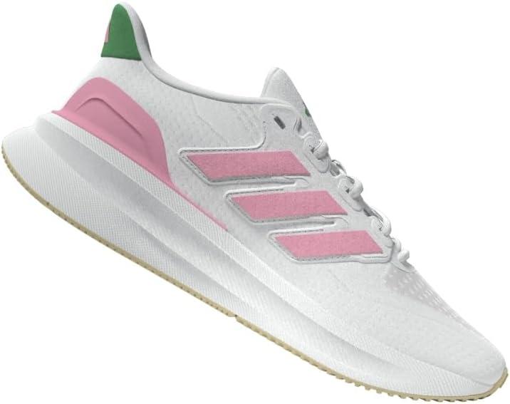 imageadidas Womens Ultrarun 5 Running SneakersWhiteBliss PinkMagic Beige