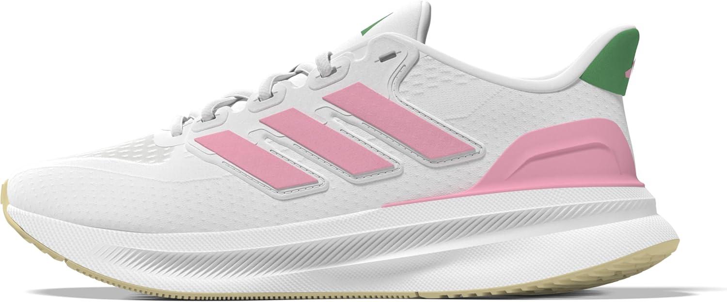 imageadidas Womens Ultrarun 5 Running SneakersWhiteBliss PinkMagic Beige