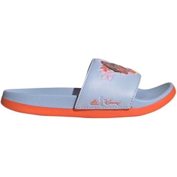 imageadidas Adilette Comfort Slides SandalBlue DawnSemi Impact OrangeBlue Dawn Moana