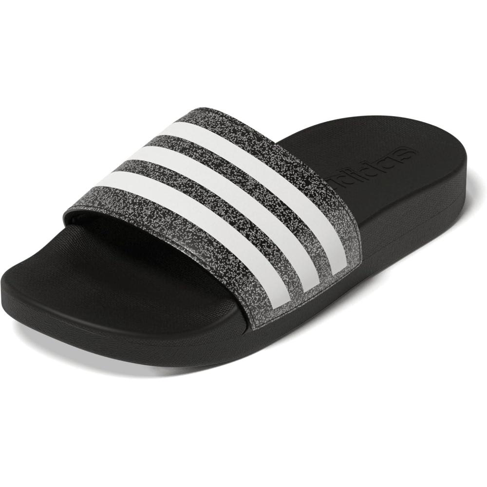 imageadidas Adilette Comfort Slides SandalCore BlackWhiteCore Black