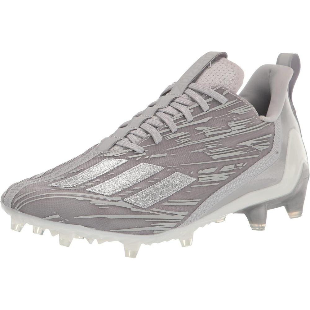 imageadidas Mens Adizero Football CleatsGreySilver MetallicWhite