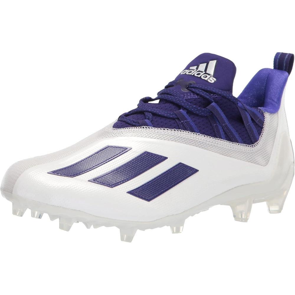imageadidas Mens Adizero Football CleatsWhiteTeam College PurpleNight Flash