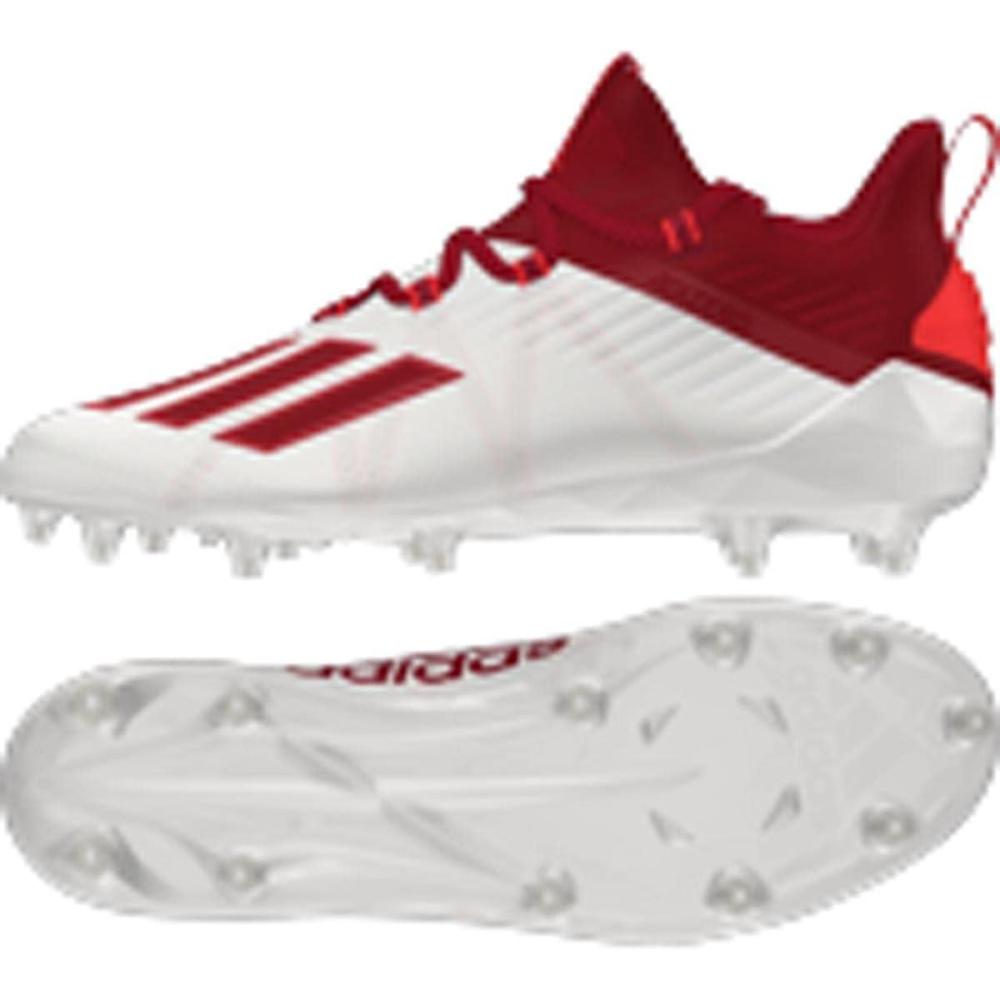 imageadidas Mens Adizero Football CleatsWhiteteam Power Redsolar Red