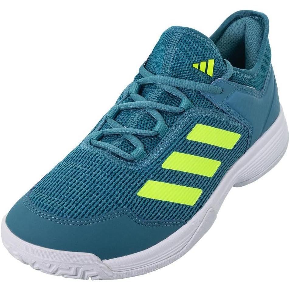 imageadidas Mens Adizero Ubersonic 4 Tennis ShoeArctic FusionLucid LemonWhite