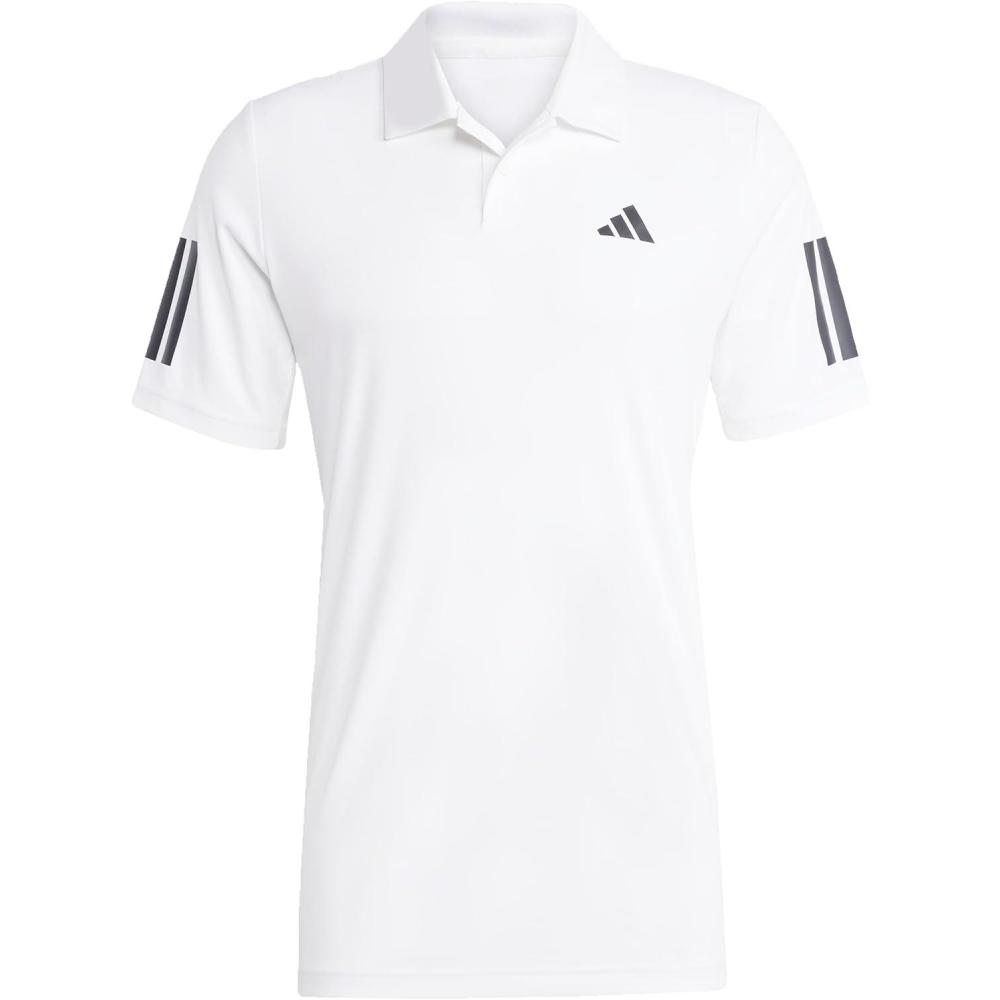 imageadidas Mens Club Tennis Climacool 3Stripes Polo ShirtWhite