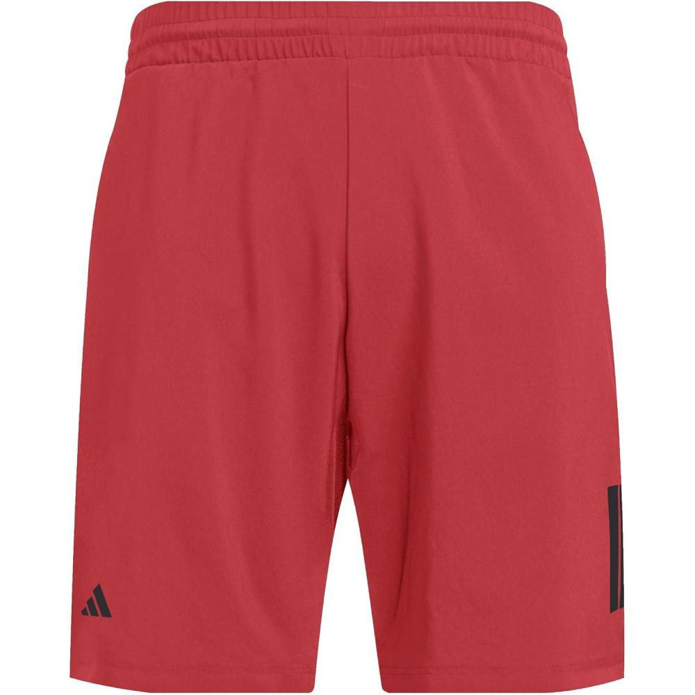 imageadidas Mens Club Tennis Climacool 3Stripes ShortsSemi Lucid Red