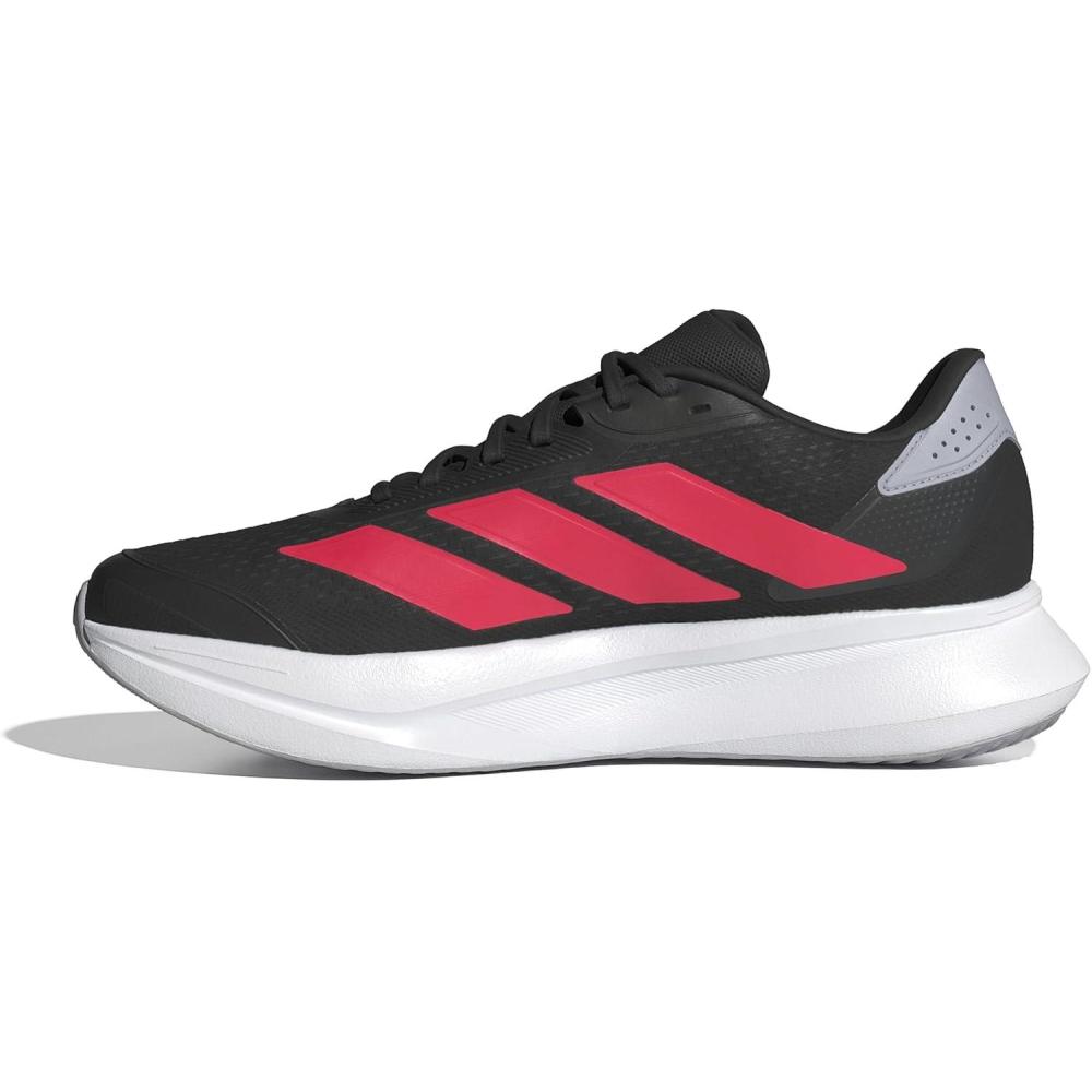 imageadidas Mens Duramo SL 2 Running SneakerBlackLucid RedHalo Silver