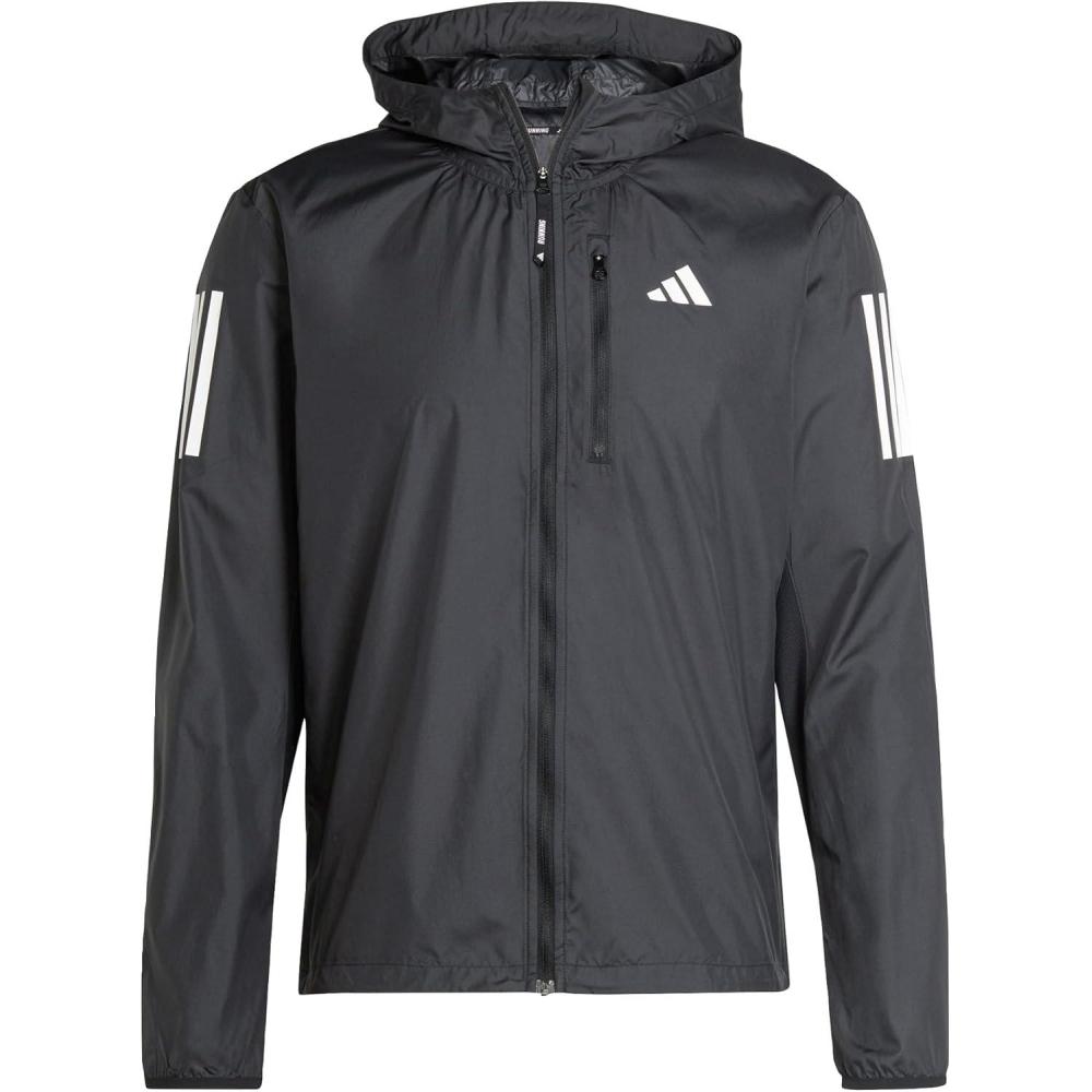 imageadidas Mens Own The Run JacketBlack