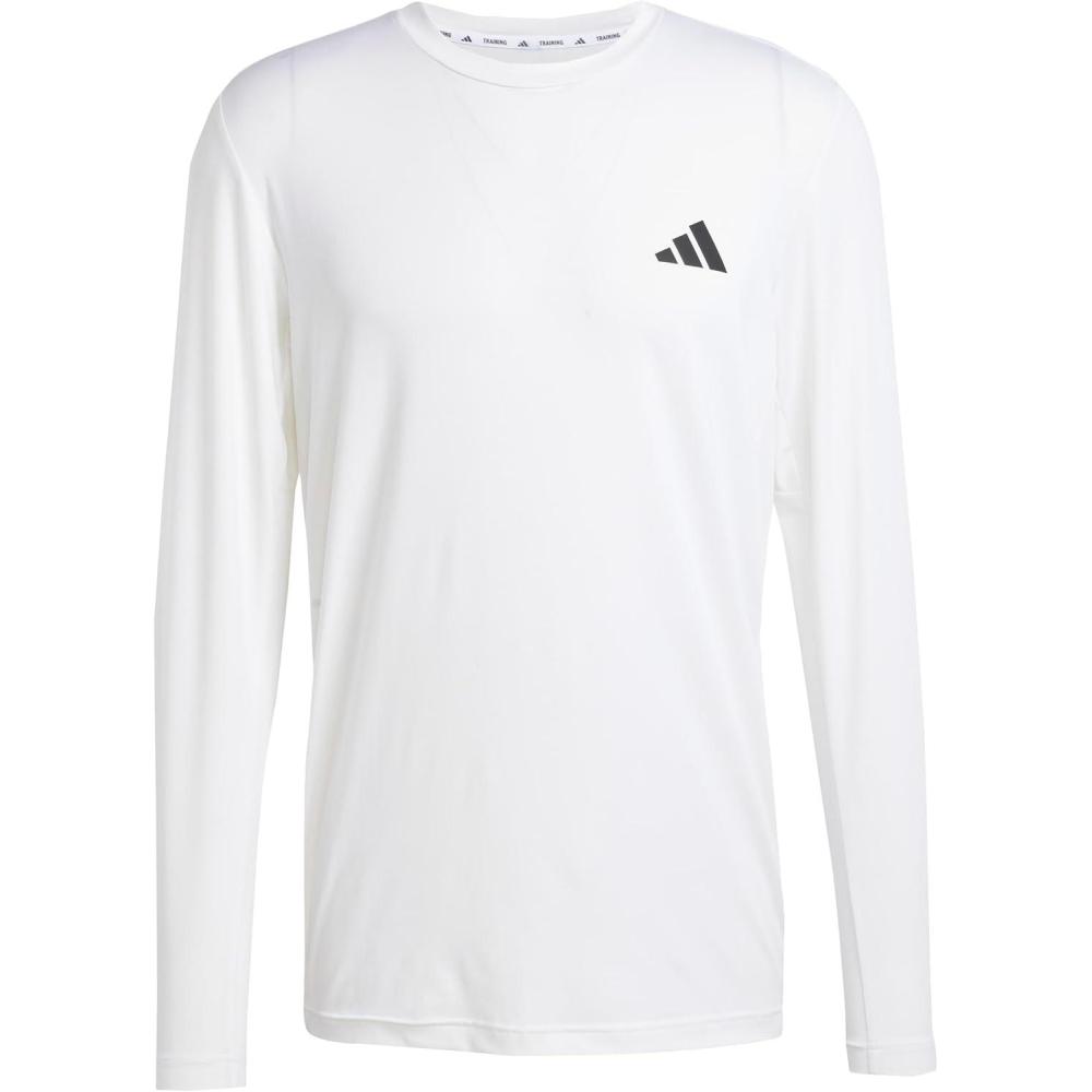 imageadidas Mens Train Essentials Stretch Long Sleeve Base TShirtWhite