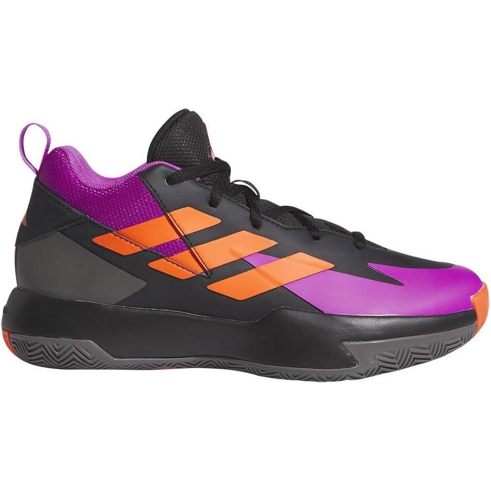 imageadidas UnisexChild Cross Em Up Select BasketballCore BlackPurple BurstImpact Orange Ig6639