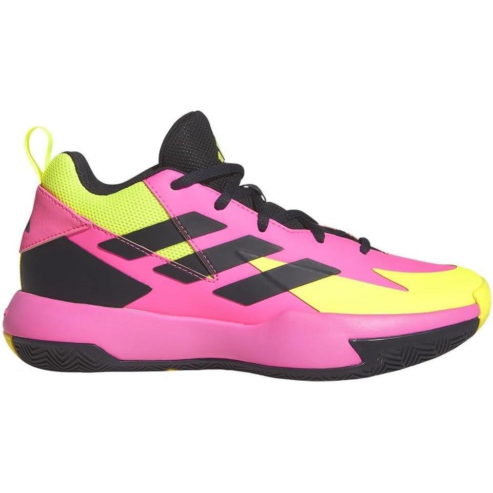 imageadidas UnisexChild Cross Em Up Select BasketballLucid PinkAurora BlackLucid Lemon Ig6638