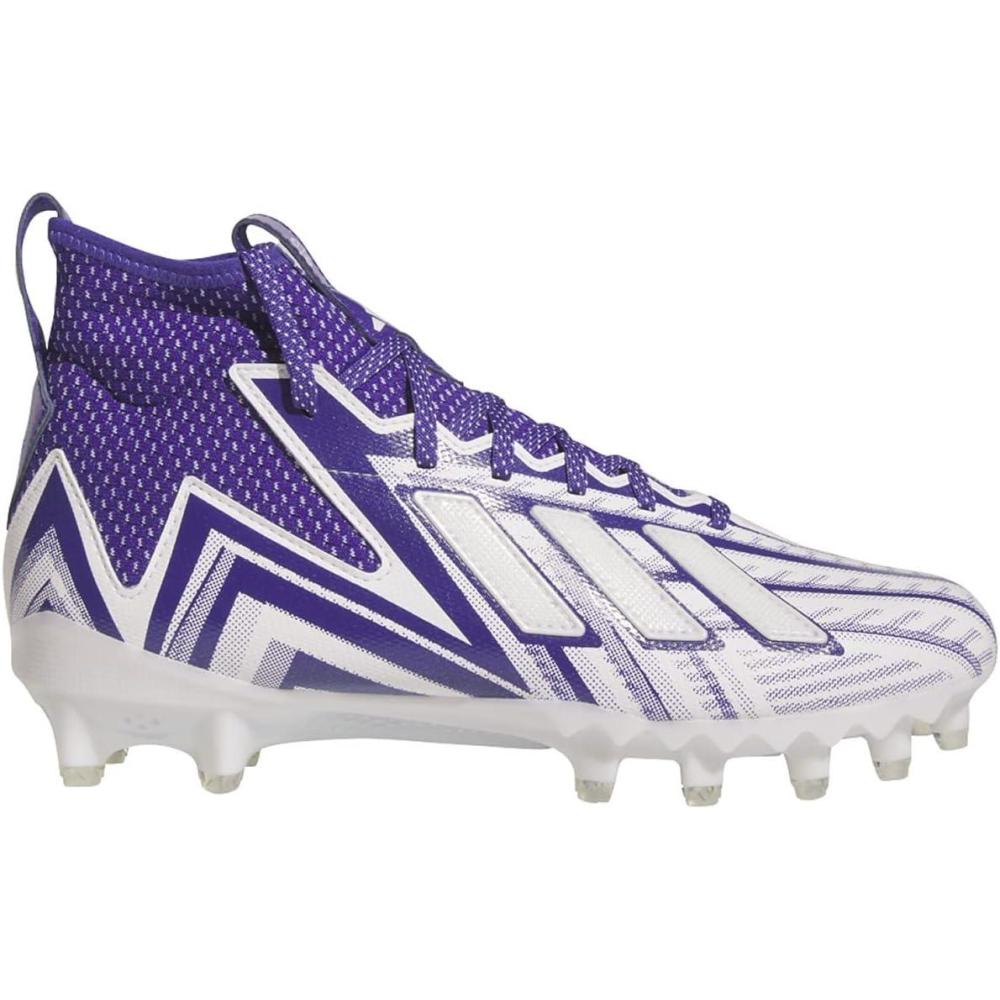 imageadidas UnisexChild Freak Spark Md 23 Inline Football Cleats ShoePurpleWhite