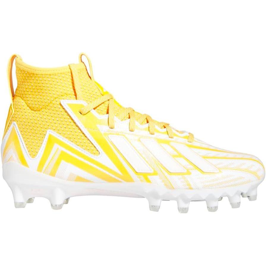 imageadidas UnisexChild Freak Spark Md 23 Inline Football Cleats ShoeTeam Collegiate Goldcloud White