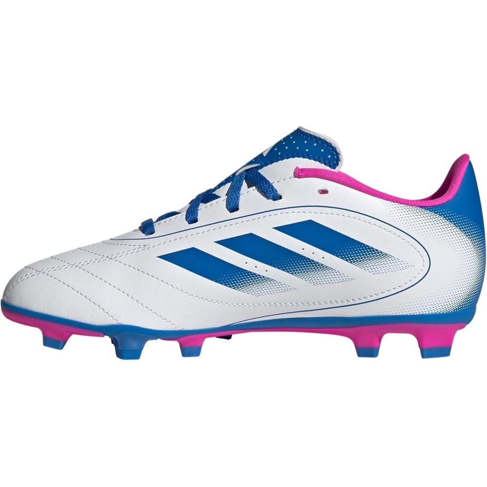 imageadidas UnisexChild Goletto Ix Firm Multi Ground SneakerWhiteBright RoyalTeam Shock Pink