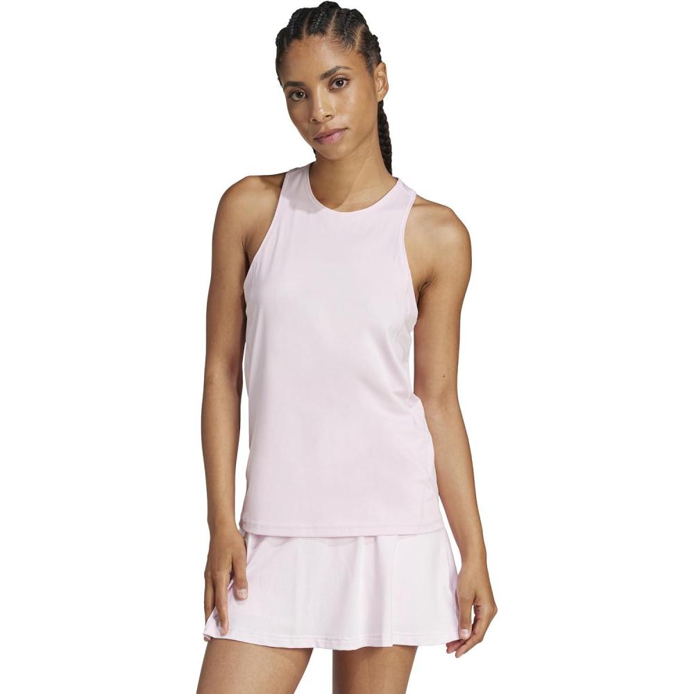 imageadidas Womens Club Tennis Climacool Tank TopClear Pink