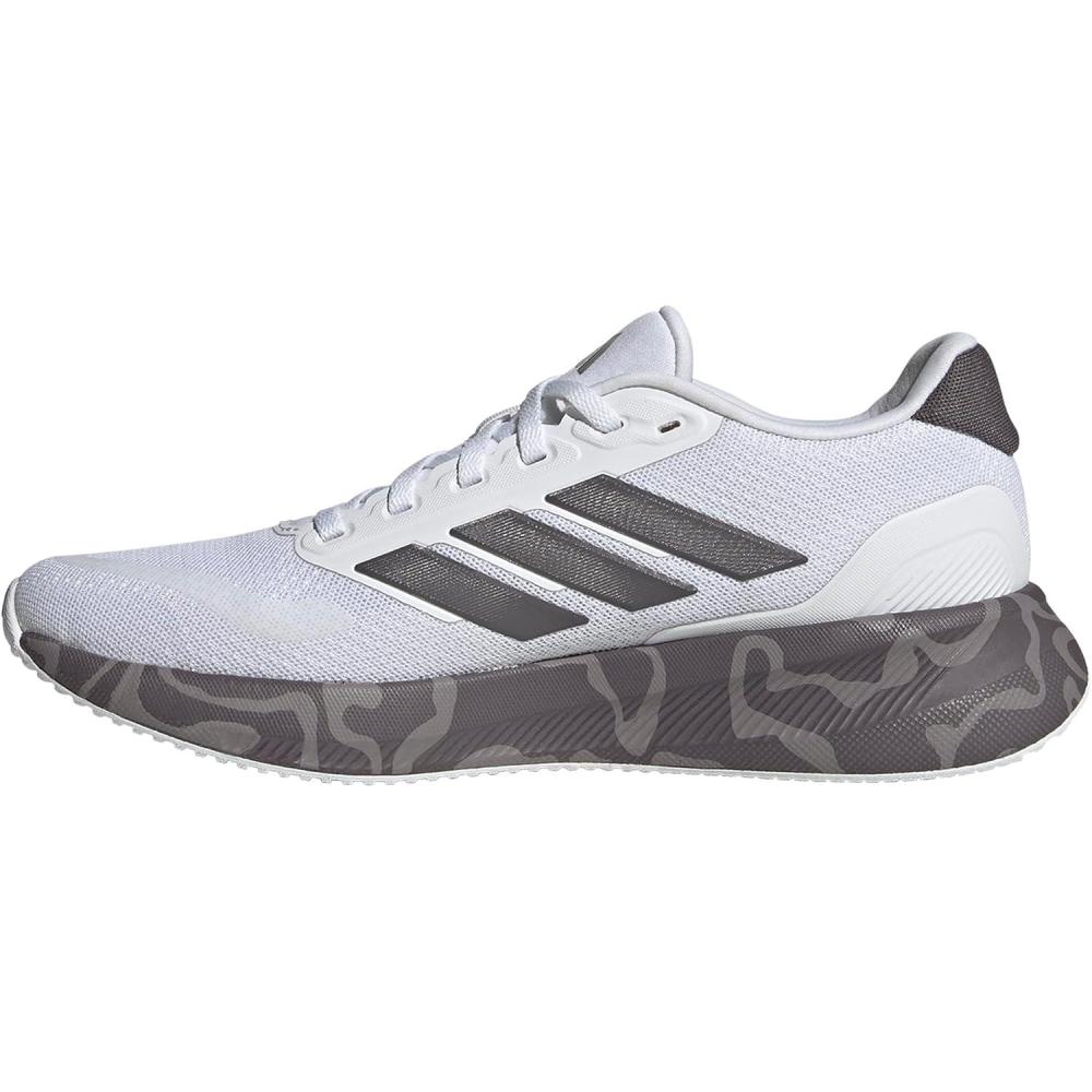 imageadidas Womens Run Falcon 5 SneakersWhiteGrey StrataCore Black