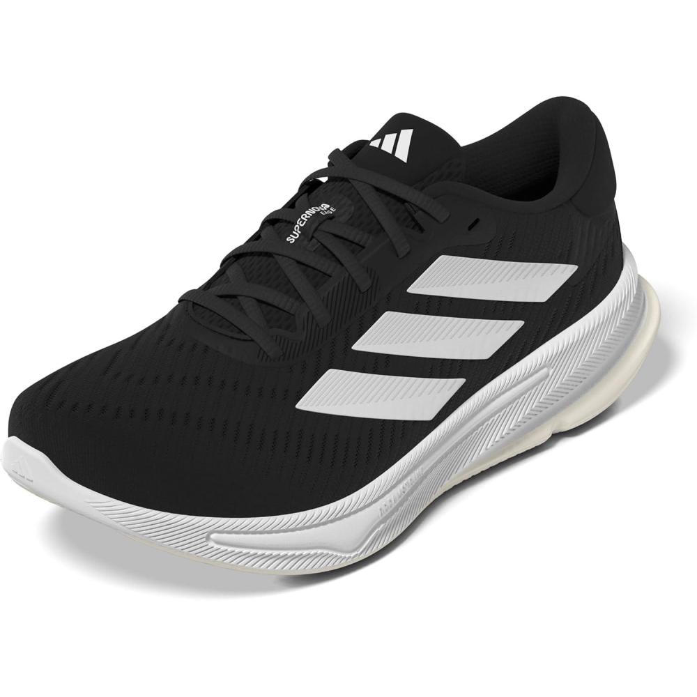 imageadidas Womens Supernova Ease Running SneakerBlackWhiteCharcoal