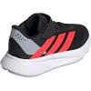 imageadidas Kids Duramo SL Elastic Lace SneakerBlackLucid RedHalo Silver