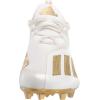 imageadidas Mens Adizero Football CleatsWhiteGold MetallicCore White