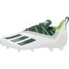imageadidas Mens Adizero Football CleatsWhiteTeam Dark GreenTeam Semi Sol Green