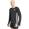 imageadidas Mens Adizero Long Sleeve Running TShirtBlack