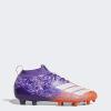 imageadidas Mens Adizero Scorch Football ShoeActive PurpleCloud WhiteTrue Orang