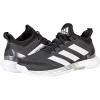 imageadidas Mens Adizero Ubersonic 4 Tennis ShoeBlackWhiteSilver Metallic
