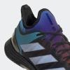 imageadidas Mens Adizero Ubersonic 4 Tennis ShoeGrey SixBlue DawnCore Black