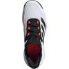 imageadidas Mens Adizero Ubersonic 4 Tennis ShoeWhiteBlackSolar Red