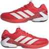 imageadidas Mens Adizero Ubersonic 5 TennisLucid RedZero MetallicAurora Ruby